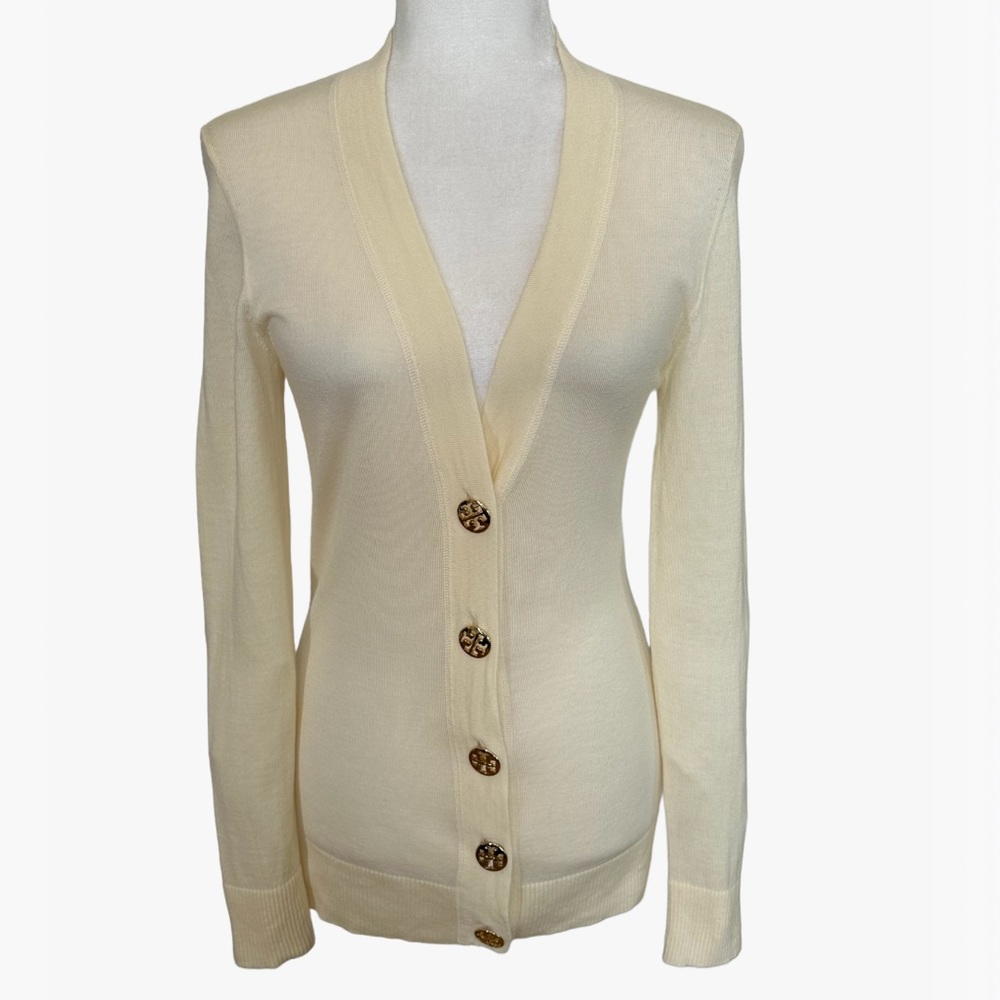 Tory Burch 100% Merino Wool Women’s Sweater/Cardigan - Size: XS - Picture 7 of 17